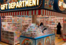 Geschenke vom Kiosk in der Nähe