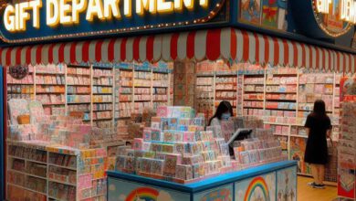 Geschenke vom Kiosk in der Nähe