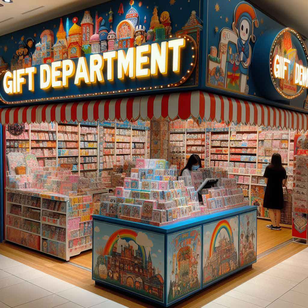 Geschenke vom Kiosk in der Nähe